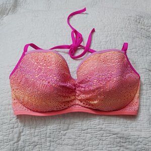 NWOT VS Crochet Lace Ombre Bikini Top 32DDD